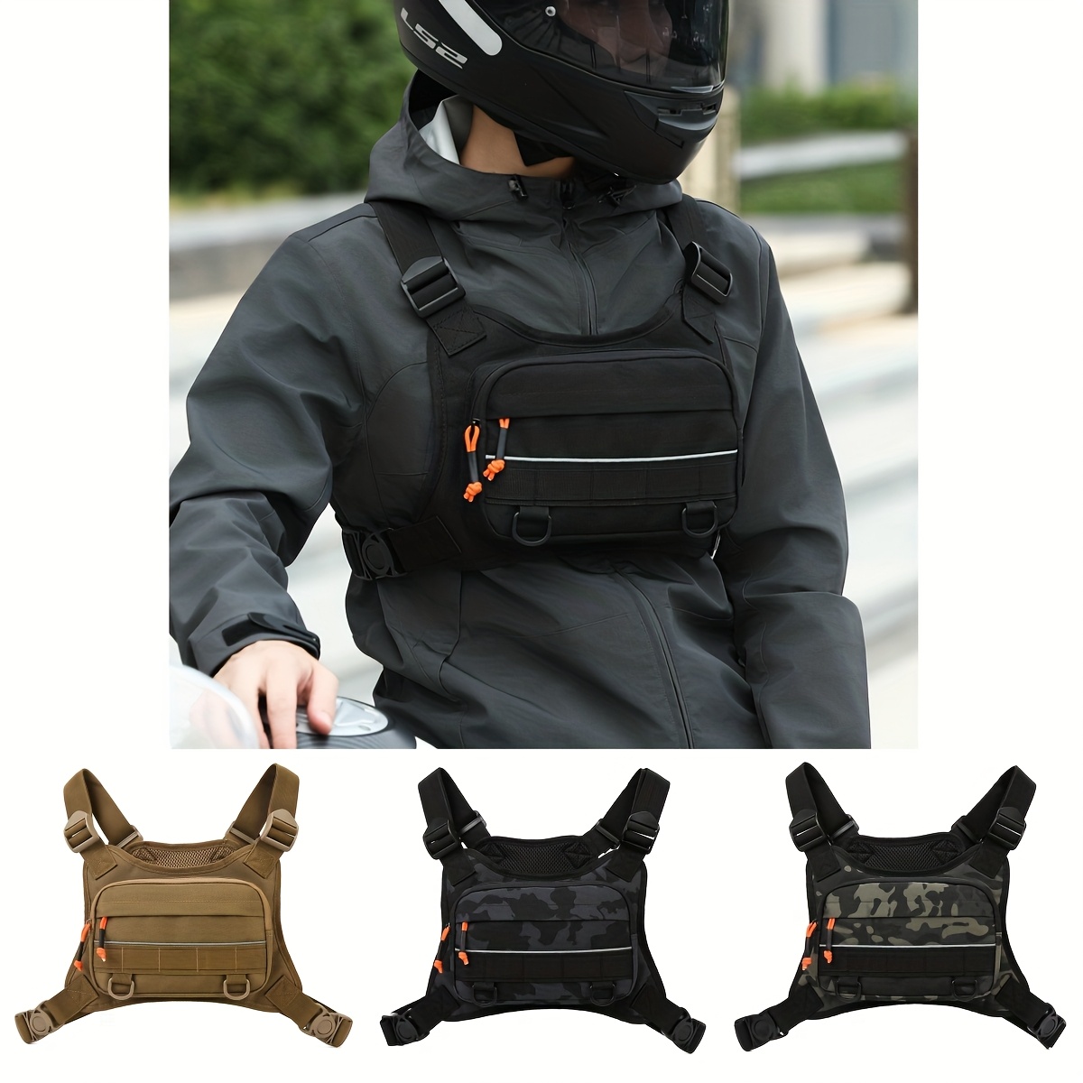 Outdoor Adventure With No Backpack - 1-Piece Men's Outdoor Chest Bag Made
