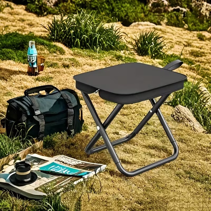 Outdoor Adventure With No Backpack - Portable Foldable Backpack Stool Lightweight Camping