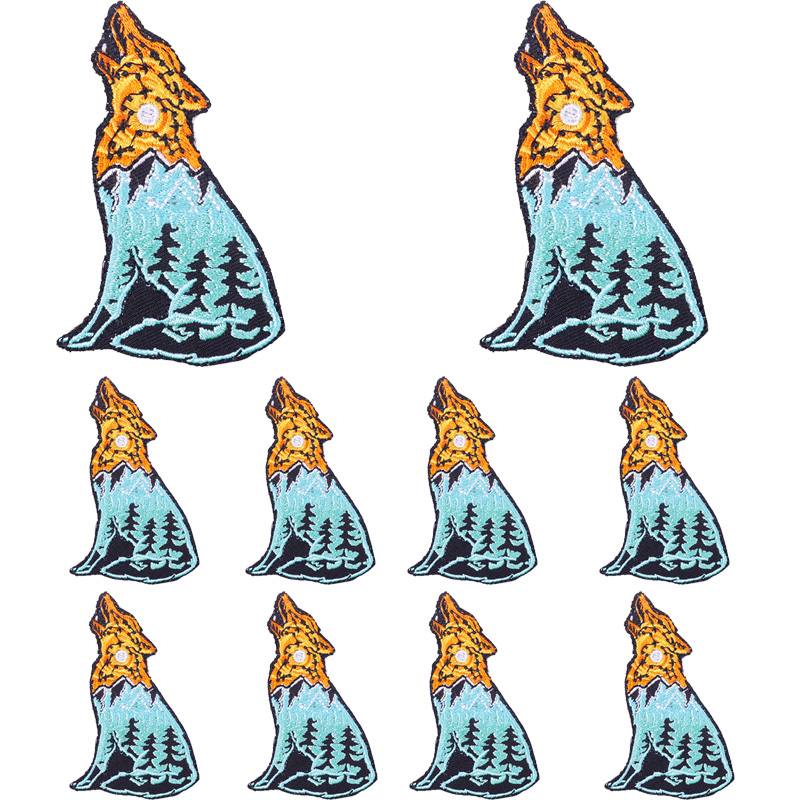 Outdoor Adventure Show - 10PCS/lots Animal Patch Outdoor Adventure Embroidered
