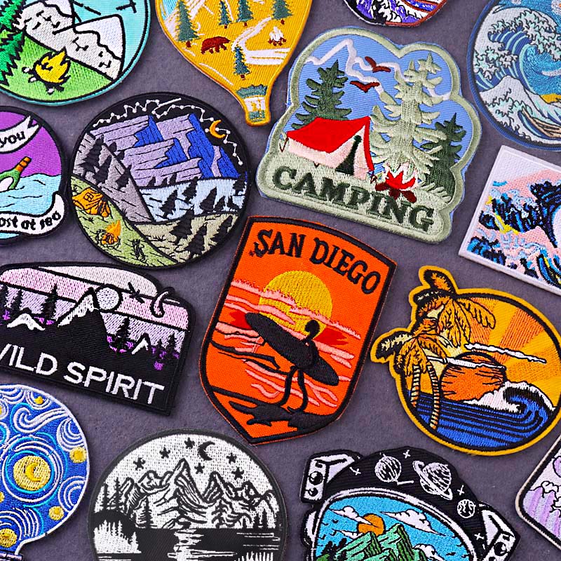 Outdoor Adventure Show - Wilderness Patches On Clothes Mountain Embroidery