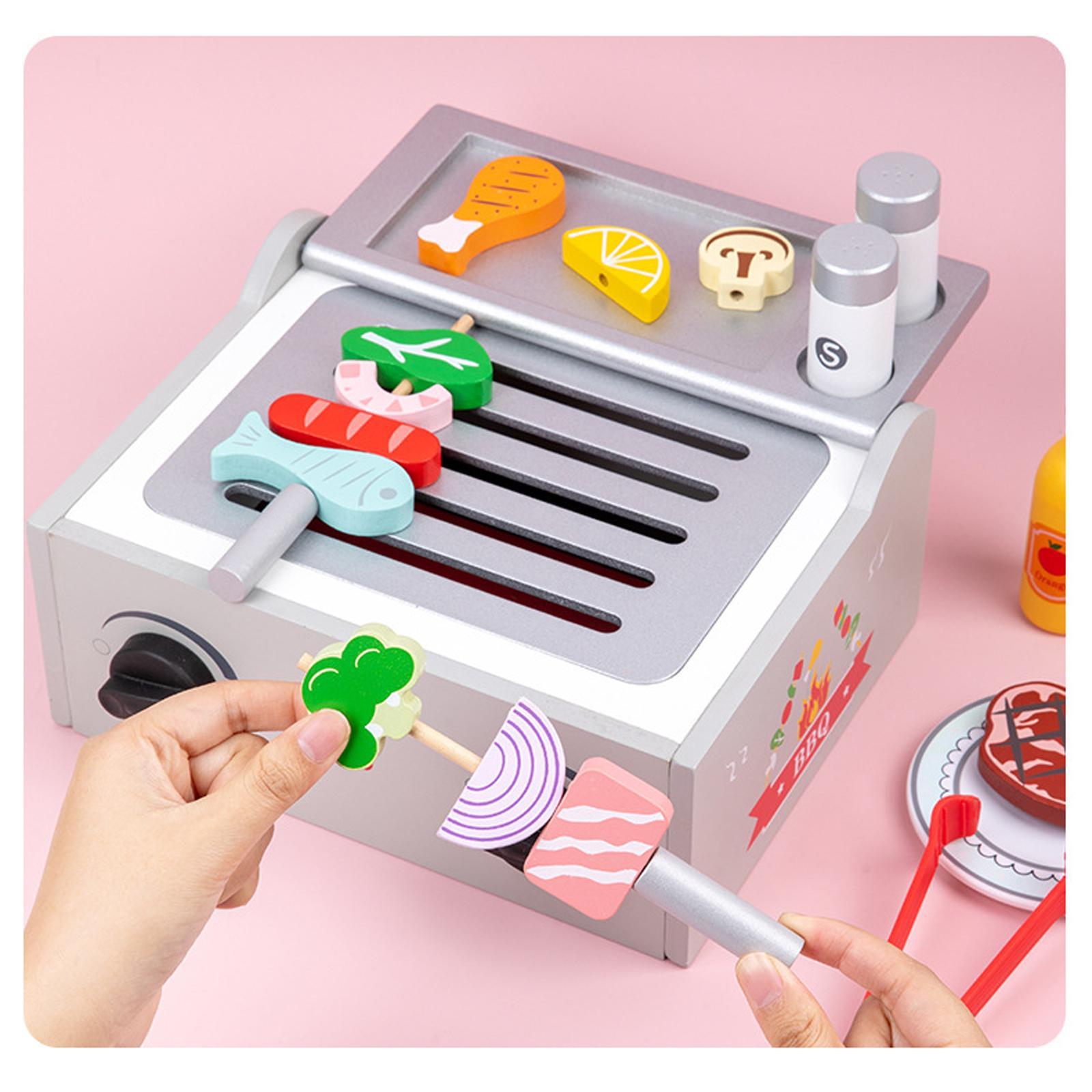 Kids Wooden Barbecue Playset - - Outdoor Adventure Toys For Kids recension och pris