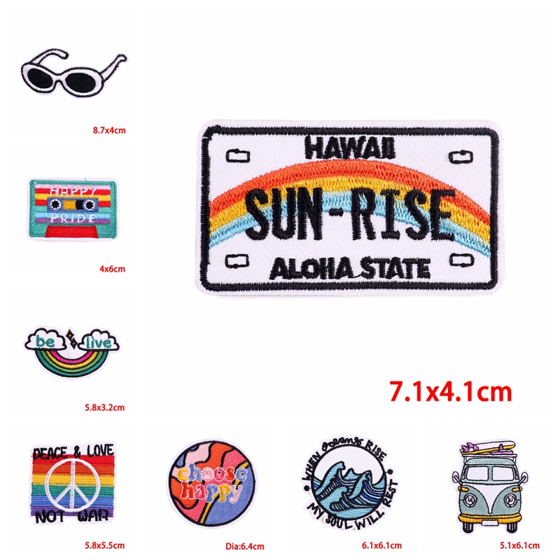 10PCS Iron On Patches Outdoor  - Outdoor Adventure Show recension och pris