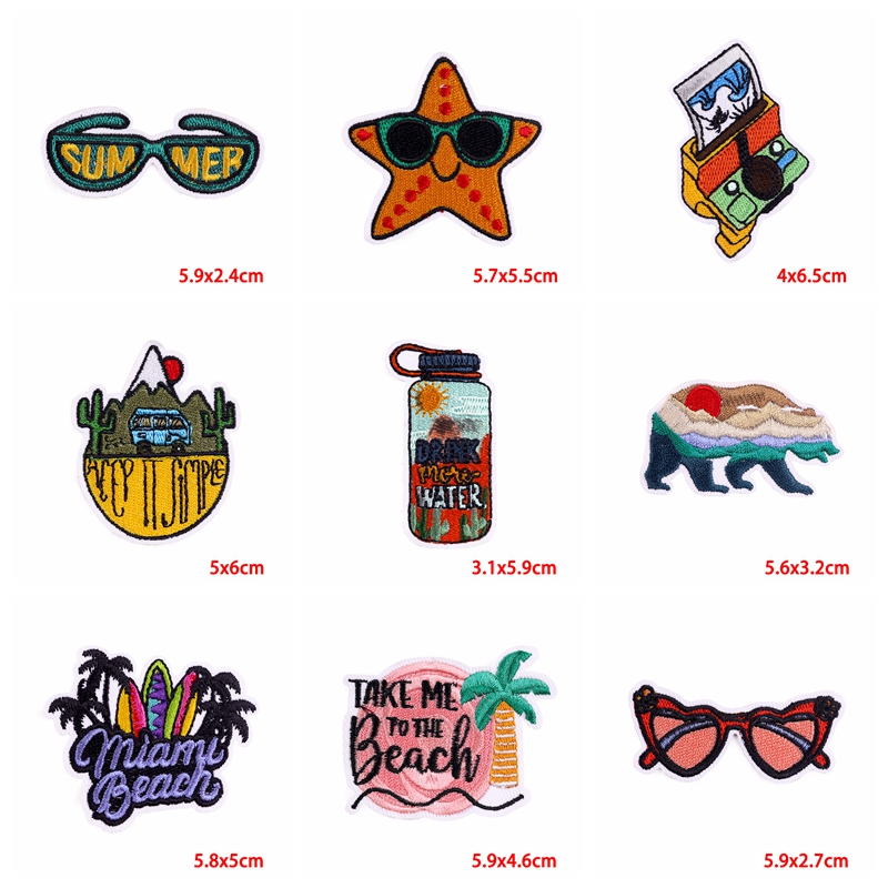 10PCS Iron On Patches Outdoor  - Outdoor Adventure Show recension och pris