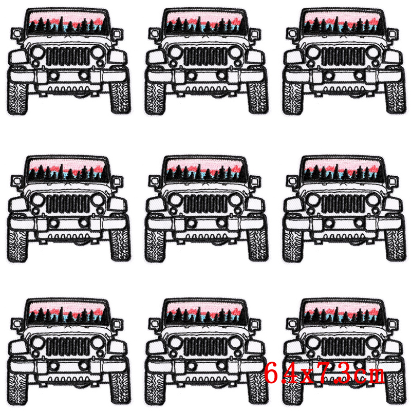 10Pcs/Lot Car Patch Iron On Pa - Outdoor Adventure Show recension och pris