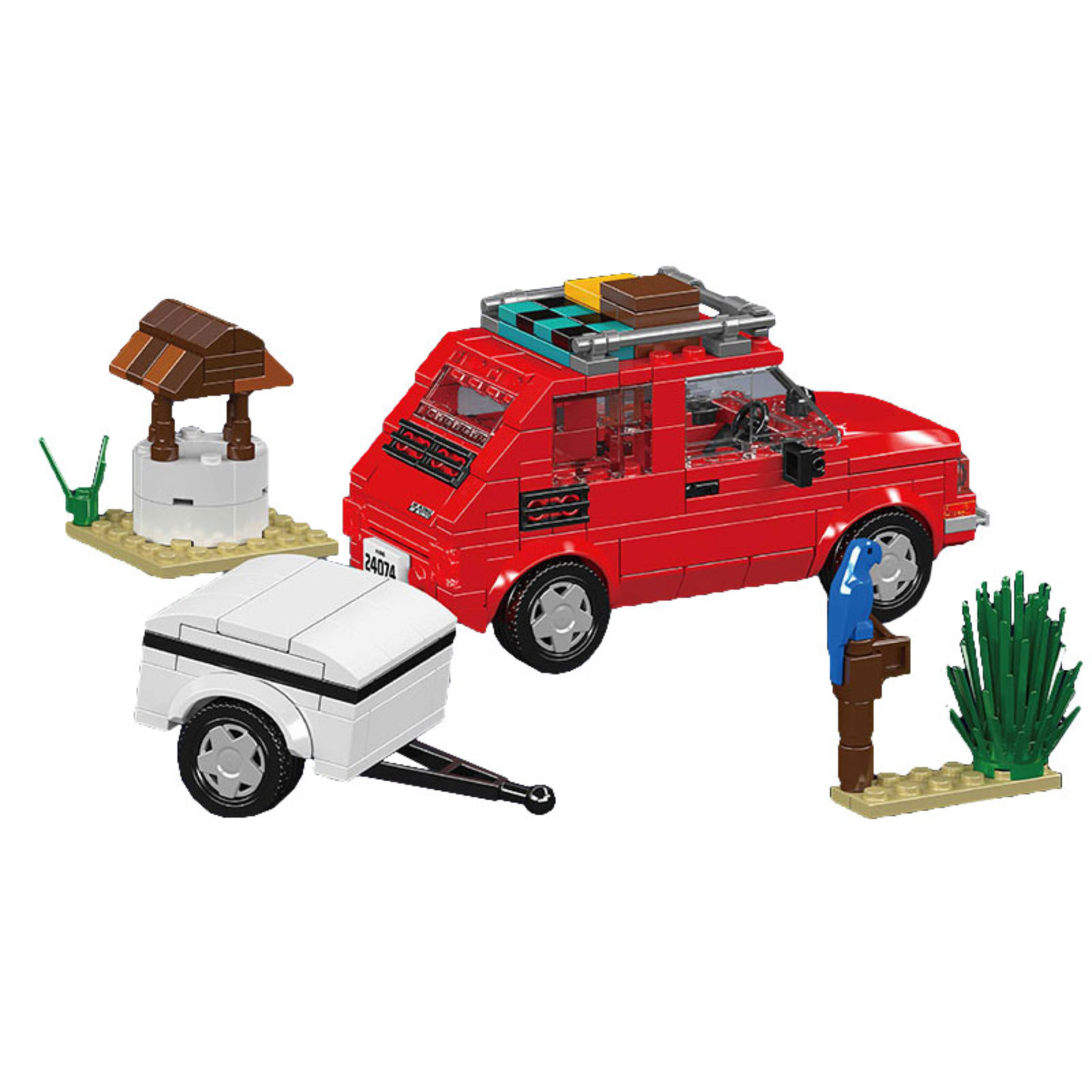 Mould King 24074 No.Fiat 126P  - Outdoor Adventure Toys For Kids recension och pris