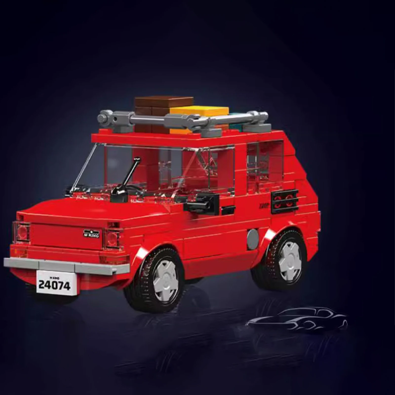 Mould King 24074 No.Fiat 126P  - Outdoor Adventure Toys For Kids recension och pris
