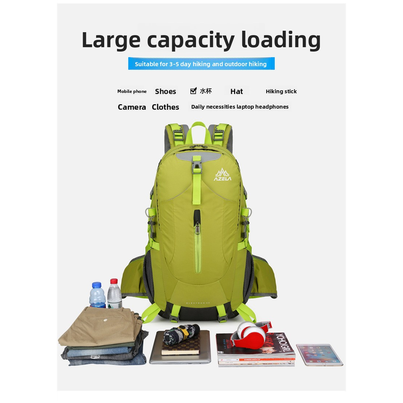 AZELA 36-55L Hiking Backpack L - Outdoor Adventure With No Backpack recension och pris