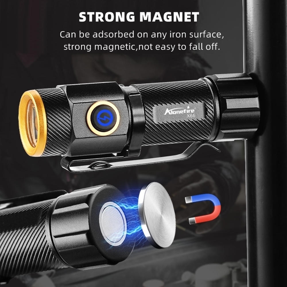 Mini Flashlight 6500K High Bri - Outdoor Adventure With No Backpack recension och pris